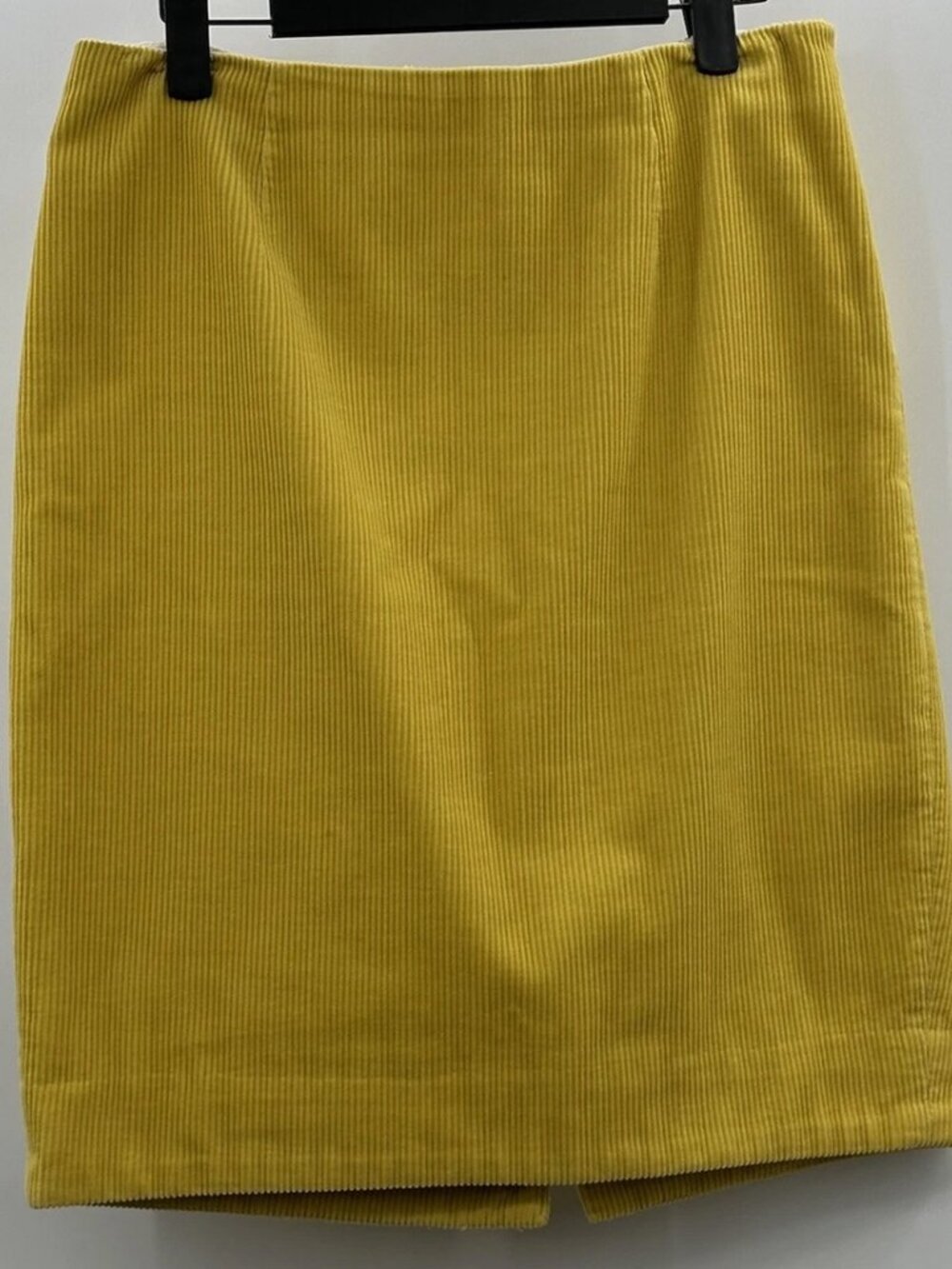 Anthropologie Maeve Yellow Corduroy Skirt Size 8